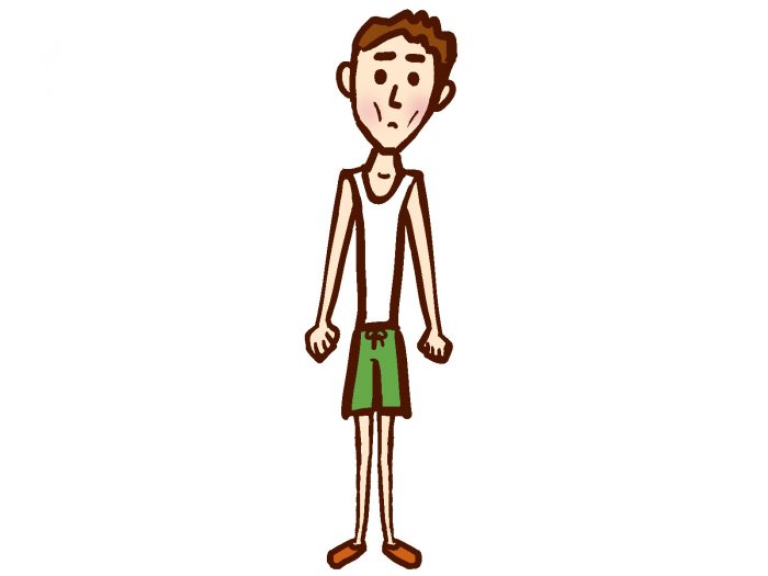 トレーニングしてもガリガリの人
