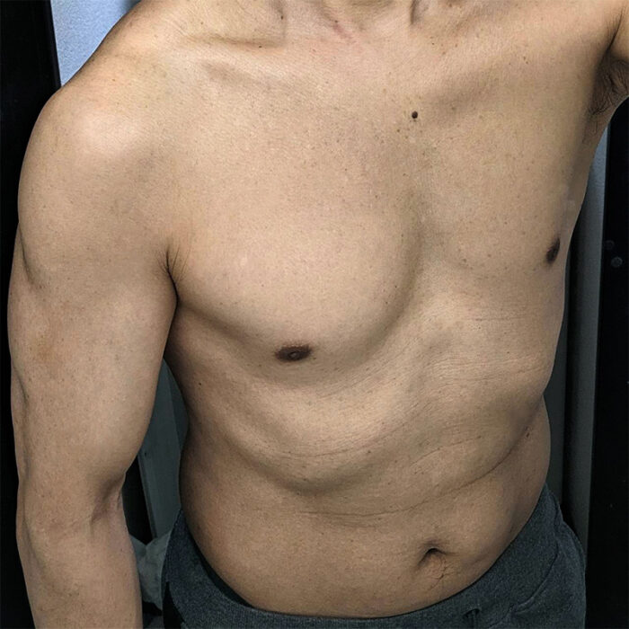 家トレ開始してから60日後　体脂肪率19％