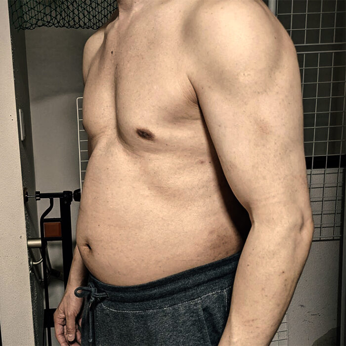 2024年2月14日ダイエットスタート時 体重76.3kg　体脂肪率27.4％